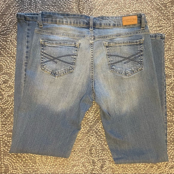 AEROPOSTALE Light Wash Skinny Jeggings Size 8 Regular - Picture 4 of 9